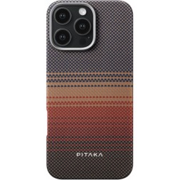 Чехол для iPhone 16 Pro Max Pitaka Tactile Woven Case (Sunset)