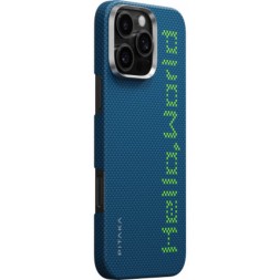 Чехол для iPhone 16 Pro Max Pitaka Tactile Woven Case (Hello World)