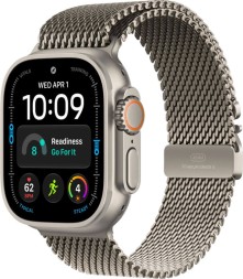 Apple Watch Ultra 4, GPS+Cellular, 49 mm, Milanese Loop (титановый бежевый) размер M