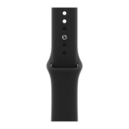 Apple Watch Series 12, GPS, 42 mm, Sport Band (Black/Black ), размер S/M