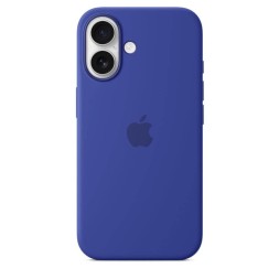 Чехол накладка для iPhone 16 Plus Silicone Case with MagSafe Ultramarine