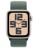 Часы Apple Watch SE 2, 40 мм ремешок Sport Loop (сияющая звезда/зеленый)